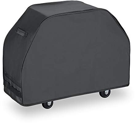 Grill Cover 55 Inch, Heavy Duty Waterproof BBQ Cover, Gas Grill Cover for Weber, Char-Broil, Brinkmann, 55 W x 23 D x 42 H