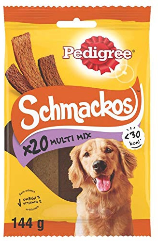 animaux Schmackos Récompenses Multi pour Chien 144G - Lot De 4 - Offre Special