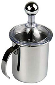 Montalatte cappuccinatore creamer 1 tazza schiuma latte caffe in acciaio inox