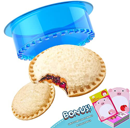 HiYZ Cortador y sellador de sándwiches, 5 piezas, desoxidador, sandwiches, mantequilla de maní y gelatina, cortador de galletas para niños y niñas