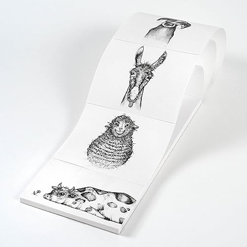Ligarti 3x Notizblöcke (mit Wechselmotiv) I Aus Recyclingpapier & Made in Germany I Notizblock, Einkaufsblock, Schreibblock