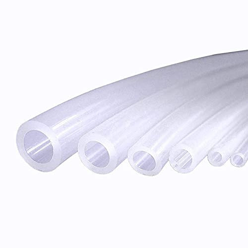 DawnDream PVC Schlauch 1 stück flexibel 1 Meter Lebensmittelqualität transparenter Silikonkautschukschlauch 2 3 4 5 6 7 8 10 mm Durchmesser flexibeler Silikonröhre Silikonschlauch (Color : 1X2mm)
