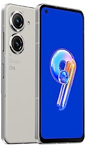 ASUS Smartphone Zenfone 9 5.9' 5G Double Nano SIM 8 Go RAM 128 Go Blanc Clair de Lune, Moonlight White