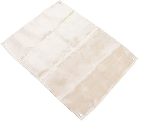 Feuerlöschdecke 60 X 81 Cm Glasfaserdecke Hochtemperaturbeständige Flammschutzdecke für den Notfall