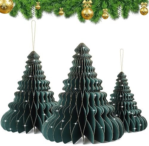 Décoration de Noël - Ensemble de décoration de Table de Noël - Décoration de table de Noël,Décoration de Noël,Décoration de Noël en papier,Boules de Noël,Décorations de Table de Noël à Suspendre