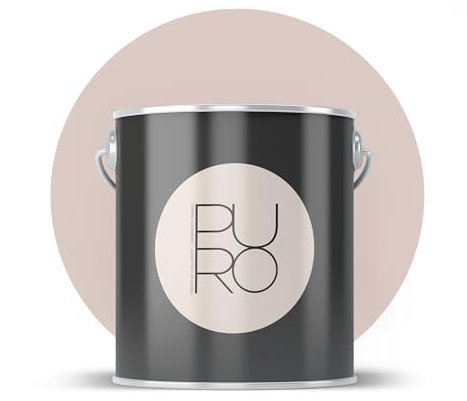 Livingwalls PURO Premium Wandfarbe c2022 - Malerfarbe mit sehr hoher Deckkraft - matte hochwertige Innenfarbe in Beige - 1l