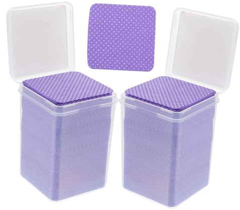 SOESFOUFU 400pièces Lingettes Nettoyantes Pour Colle à Faux Cils Lot De Lingettes Non Pelucheuses Pour Vernis à Ongles Et Nettoyage De Bouteilles Pratiques Pour Salon Et Usage Domestique