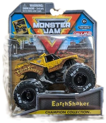 Monster Jam Stadium Series Championship Collection Monster Truck - Escala 1:64, viene con tarjeta coleccionable (Earth Shaker)
