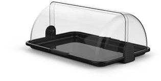 Biesse - Vitrina para Alimentos, Grande, Individual, Plástico (Negro)