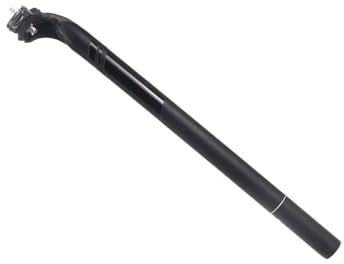 DONGLING SattelstüTze Mattschwarze Sattelstütze aus Vollcarbon 27,2/30,8/31,6 mm MTB/Rennrad Sattelstütze Länge 350/400 mm Sattelrohr Fahrradteile SattelstüTze Gefedert(31.6x350mm)