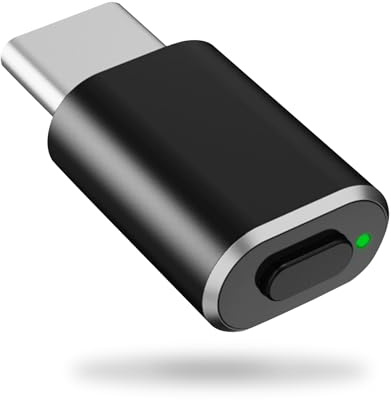 AXFEE Mover de Ratón Automático Type‑C, 1 Botón, Carcasa Metálica, Negro