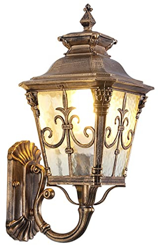 GWJKG Lampe Murale Outdoor Wall Light, Luce IP65, Lampada a Schermo di Presa E27 per percorsi in Pizzo da Esterno
