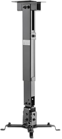 Manhattan 461207 Universal Decken- und Wandhalterung für Beamer und Projektoren ( Traglast bis zu 20 kg schwenkbar und höhenverstellbar ) schwarz