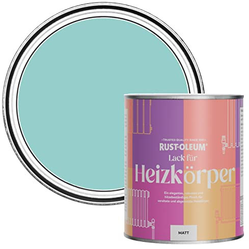 Rust-Oleum Blue Heat Resistant Radiator Paint in Matt Finish - Teal 750ml, SHDRCT1198