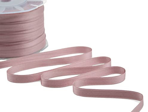 Furlanis - Nastro Doppio Raso, Tessuto Italiano - Rosa Antico, 10 mm x 25 m