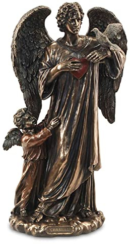 ORIGEN Figur Erzengel Chamuel – Samuel, Engel der Liebe, Höhe 29 cm