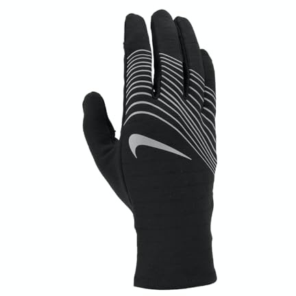 Nike M Sphere 4.0 RG 360 Laufhandschuhe Männer in der Farbe Black/Black/Silver, Größe: S, N.100.4254.082.LG