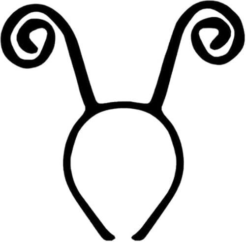 PPGGOPP Serre-Tête de Antenne, Serre-Tête Abeille, Bandeaux d'antenne d'abeille, Serre-Tête Antennes Papillon, Antenne d'Abeille, Bandeau d'insectes, Accessoire de Carnaval d'abeille (Noir A)