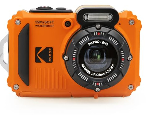 Kodak Pixpro - WPZ2 - Appareil Photo Numérique Compact 16MPixels Etanche et Anti-Choc - Jaune