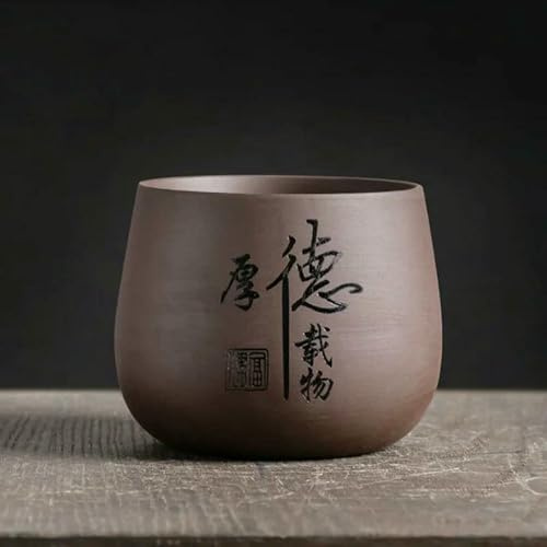 TPIONEER Pot de Fleurs en Argile Violette de Style Chinois, récipient pour orchidées, Vase pour bonsaï, Pot de Fleurs avec Trou, décoration de Jardin pour la Maison