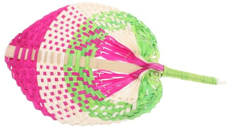 ibasenice Éventail Portatif Vintage Bambou Fait Main Éventail Décoratif Été Léger Et Rafraîchissant