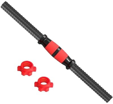 drburpily Adjustable Dumbbell Bar Connector Lock Nut And Bar Handle Addition To Home Gym For Weight Training Sessions Equipment Weight Durable Extension Barbell Handle, 40cm
