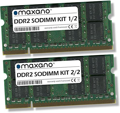 Maxano 8GB Kit (2x4GB) RAM kompatibel mit Acer Aspire 8730, 8730G DDR2 800MHz SODIMM Arbeitsspeicher