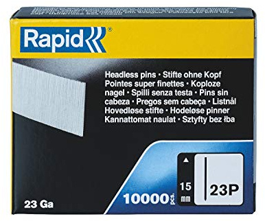 RAPID - Pointes n°23P/15mm, acier galvanisé, finition exigeante - Boite carton 10000 - (5001358)