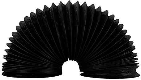 Abluftschlauch Flexschlauch flexibel Isolierung Ø 100 Ø 125 Klimaanlage Trockner 3 meter schwarz Ø 125 mm
