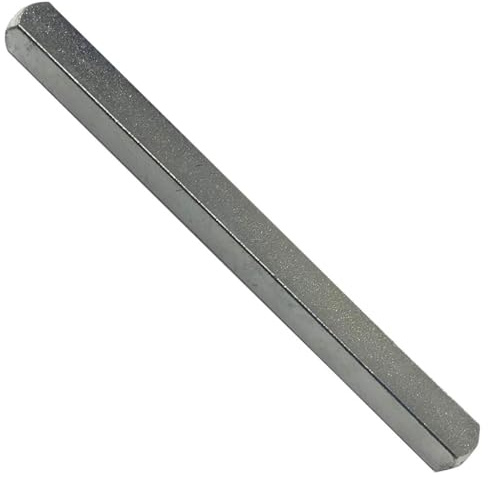 8mm Windows UPVC and Door Handle Spindle Plain Bar 50mm to 150mm Solid Steel Silver Metal Spindles (8mm x 70mm)