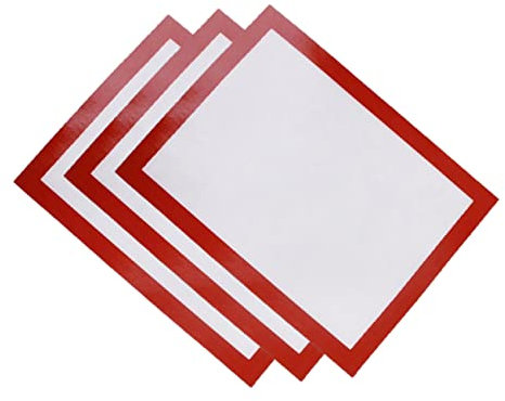 Cabilock 3piezas Bandejas Para Galletas Tapete De Silicona Antiadherente Repostería Resistente