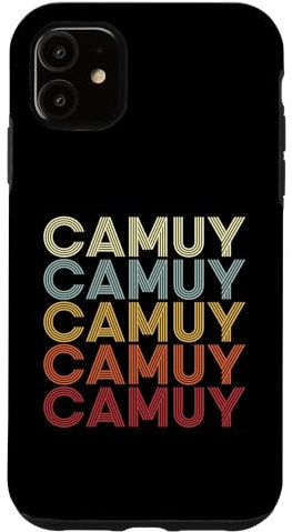 Hülle für iPhone 11 Camuy Puerto Rico Camuy PR Vintage Text