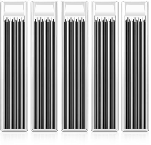 30Pcs 2.8mm Carpenter Pencil Refills，Solid Deep Hole Marker Lead Replacement for Tracer/Pica Pencils, Waterproof Mechanical Pencil Refills for Woodworking, Construction, Building Marking and Drawing
