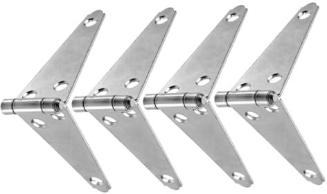 OUNONA 4stücke Teiliges Schweres Torband Verzinktes Türscharnier Für Holzzäune Robuste Scharniere Für Außentüren Vielseitig Einsetzbar Bei Garten Geräteschuppen Hohe Tragkraft