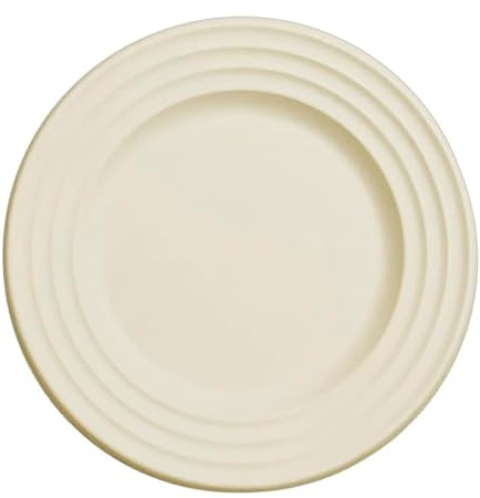 Monouso | 50 Platos de Caña de Azúcar, Ø23 cm, Color Natural, Vajilla Desechable, Biodegradables, Compostables, Aperitivos, Apto para Microondas y Congelador, Eventos y Catering