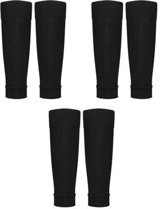 Kinder Fußball Stutzen,3 Paar Fußball Stutzen,Fußballs Socken,Schienbeinschoner Halter,Elastische Fußballsocken StutzeTeam Bein Socken Ärmel,Geschnittene Fußballsocken für Fußballspiele für Anfänger