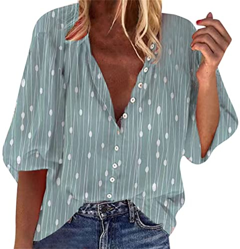 Donna Sconti Offerta Top Maniche Sbuffo in Saldo Camicia Raso Bianca Donna Elegante Verde Bosco Blusa Curvy XXXL Maglia Cotone Lotto Maglietta Manica Corta Economica T Shirts Rossa Tshirt
