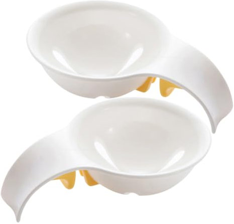 Warmhm 2pcs Egg White Separator Reusable Bowl Clip Kitchen Egg Extractor for Baking Cooking Yolk Filters Use Separator Yolk