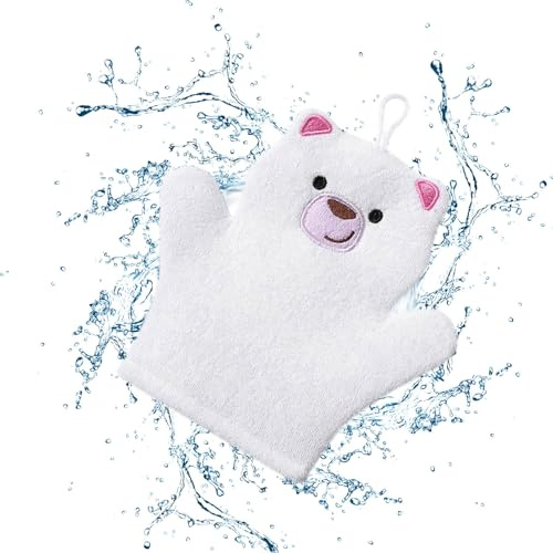 Kids Bath Mitt – Bad in Tierform lustig für Kinder | Weich und weich auf | der Haut, ideal für Kleinkinder und Babys, einfach zu bedienen und zu reinigen, schnell trocknend und zu waschen