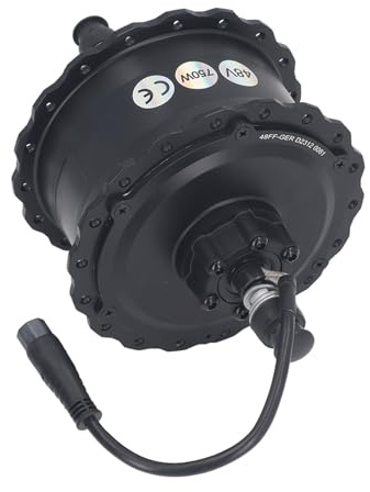 Haofy Modi della Ruota Posteriore da 750 W in Bici Posteriore con Coppia da 85n.m, Motore Senza Spazzole IP65 per Biciclette Elettriche da 20 Pollici, Freno a Disco Compatibile