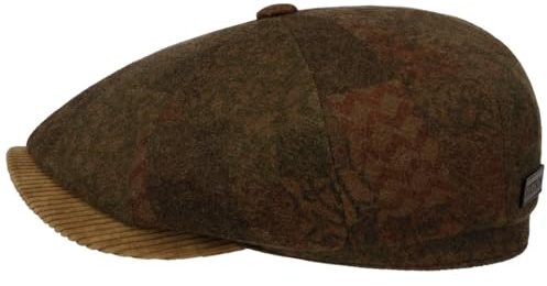 Stetson Hatteras Schirmmütze Ballonmütze Paisley Cordschirm Herren Herbst Winter