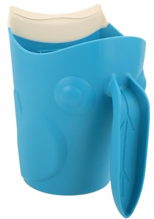 LABRIMP Boy Girl's Shampoo Cup Soft Rim for Easy Handling Bathtub Rinse Cup for Toddlers and Newborns Hair Rinse Tool for Gentle Washing