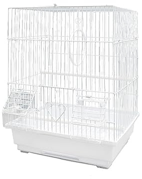 ATREDESES Großer Vogelkäfig Vogel-Sitzkäfig Kleiner Vogelkäfig Eisen-Papageienkäfig Startseite Einsteiger-Ausstellungskäfig Wellensittichkäfig