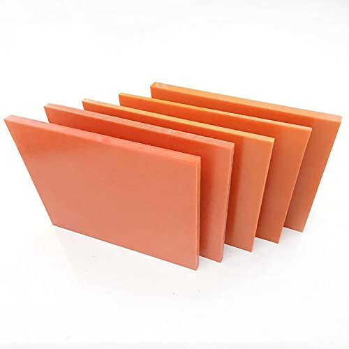 Thick 2mm-15mm Bakelite Plate Insulation Phenolic Resin Board Antistatic and High Temperature Resistance(200x250x10mm 1PCS)
