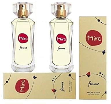 Miro Femme Eau De Parfum Spray 50 ml (100 ml) + Soap 2 x 20g with Green Tea Extracts