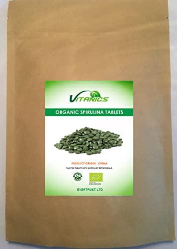 Ekologiska Spirulina Tabletter (600 Tablets)