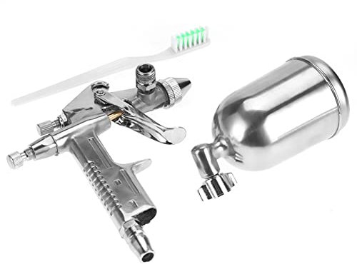 Akozon Spray Gun, Professional 0.5mm Nozzle 125ml Mini Pneumatic Spray Gun For Car Painting Repair