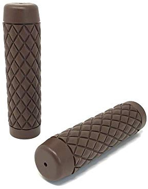Motorrad Diamant Griffe 22mm (7/8 ) Scrambler Brat Motorrad Soft Touch - Braun