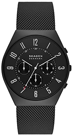 Skagen Herren Quarz-Chronograph Uhr mit Armband GRENEN CHRONOGRAPH SKW6822