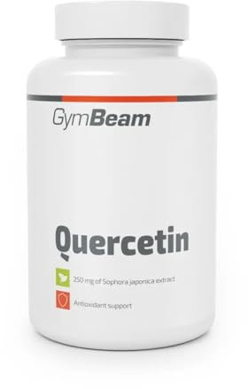 GymBeam Quercetin (Kapseln) - 475 mg pro Tagesdosis, enthält Japanischen Pagodenbaum-Extrakt, eines der stärksten Antioxidantien, vegan, 90 caps